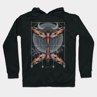 Geometric Moth Hoodie